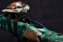 Boxelder Burl Native American Flute, Minor, Mid G-4, #F37D